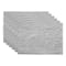 DII® Tonal Recycled Cotton Slubby Rib Placemats, 6ct.